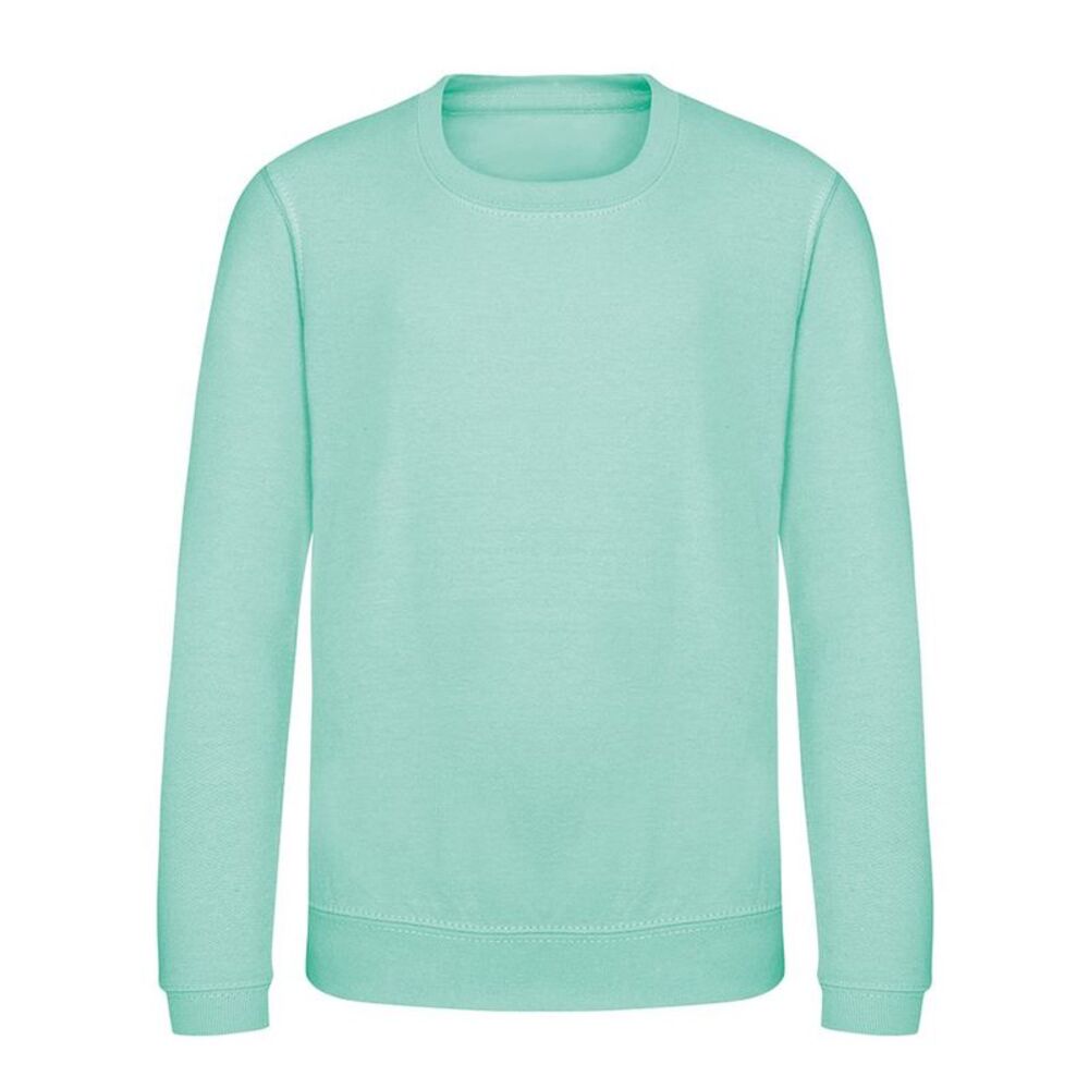 AWDis Just Hoods AWDis Unisex Crew Neck Plain Sweatshirt (280 GSM) / Mint